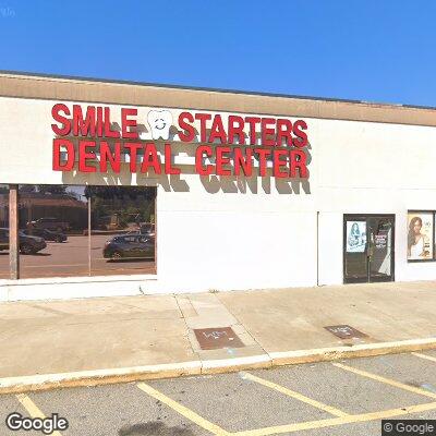 Thumbnail image of the front of a dentist office practice with the name Smile Starters which is located in Raleigh, NC