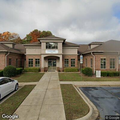 Thumbnail image of the front of a dentist office practice with the name Robinson Orthodontics which is located in Mint Hill, NC