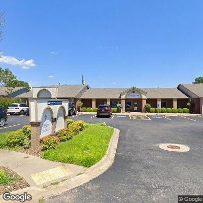 Thumbnail image of the front of a dentist office practice with the name White & Blansett Periodontics and Dental Implants which is located in Rogers, AR