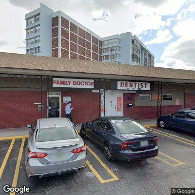 Thumbnail image of the front of a dentist office practice with the name Sonrisas Dental Clinic which is located in North Miami Beach, FL