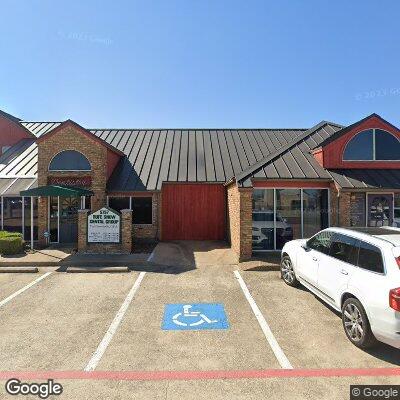 Thumbnail image of the front of a dentist office practice with the name Rufe Snow Dental Group which is located in North Richland Hills, TX