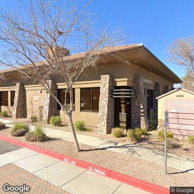 Thumbnail image of the front of a dentist office practice with the name Power Road Dental Care which is located in Mesa, AZ