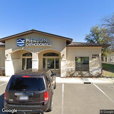 Thumbnail image of the front of a dentist office practice with the name Pierson Orthodontics PA which is located in San Antonio, TX