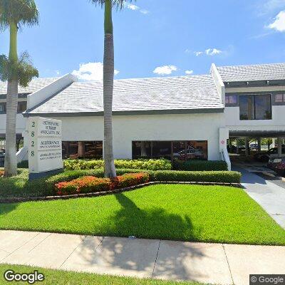 Thumbnail image of the front of a dentist office practice with the name Palm Beach Endodontics which is located in Boynton Beach, FL