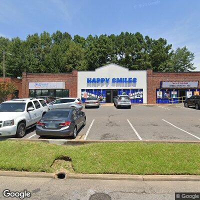 Thumbnail image of the front of a dentist office practice with the name Happy Smiles Dentistry which is located in Meridian, MS