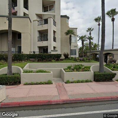 Thumbnail image of the front of a dentist office practice with the name Greentree Dental which is located in Newport Beach, CO