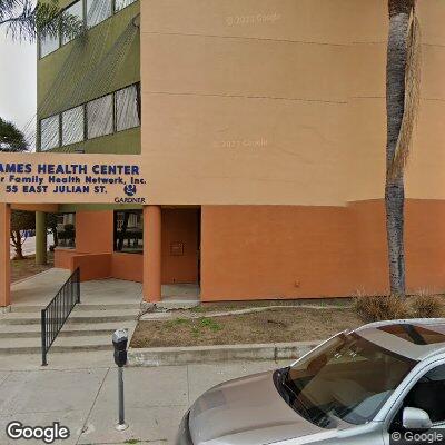 Thumbnail image of the front of a dentist office practice with the name Gardner Family Health Network which is located in San Jose, CA