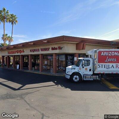 Thumbnail image of the front of a dentist office practice with the name Desert Vista Dental West which is located in Scottsdale, AZ