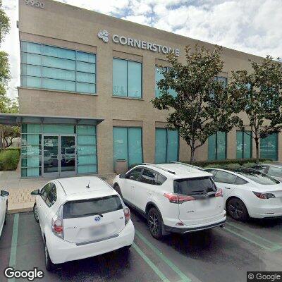 Thumbnail image of the front of a dentist office practice with the name Cornerstone Dental Specialties which is located in Irvine, CA