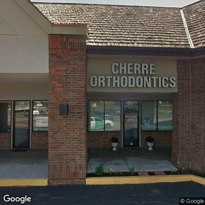 Thumbnail image of the front of a dentist office practice with the name Cherre Orthodontics which is located in Ellisville, MO