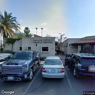 Thumbnail image of the front of a dentist office practice with the name Catalina Foothills Family Dental which is located in Tucson, AZ