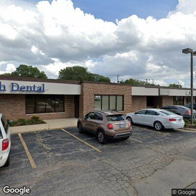 Thumbnail image of the front of a dentist office practice with the name Burch Dental which is located in Rockford, IL