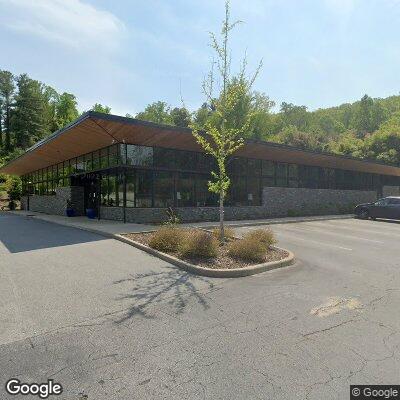 Thumbnail image of the front of a dentist office practice with the name Blue Ridge Orthodontics which is located in Asheville, NC