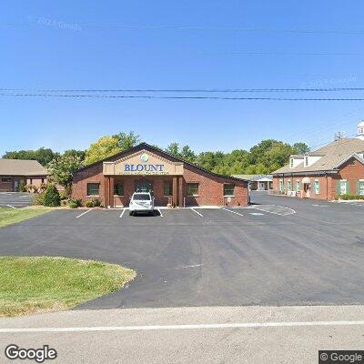 Thumbnail image of the front of a dentist office practice with the name Blount Rural Health Center which is located in Elkton, TN