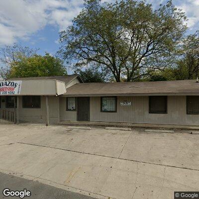 Thumbnail image of the front of a dentist office practice with the name ALAMO DENTAL CENTER which is located in San Antonio, TX