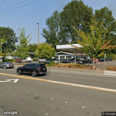 Thumbnail image of the front of a dentist office practice with the name Bellevue Dental Health which is located in Bellevue, WA