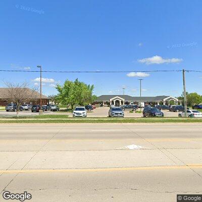 Thumbnail image of the front of a dentist office practice with the name Blair Ridge Dental which is located in Hiawatha, IA