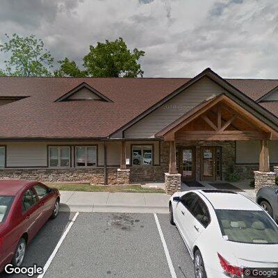 Thumbnail image of the front of a dentist office practice with the name Blue Ridge Pediatric Dentistry which is located in Asheville, NC