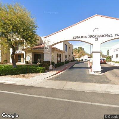 Thumbnail image of the front of a dentist office practice with the name Britely Dentures + Implants Studio which is located in Scottsdale, IN