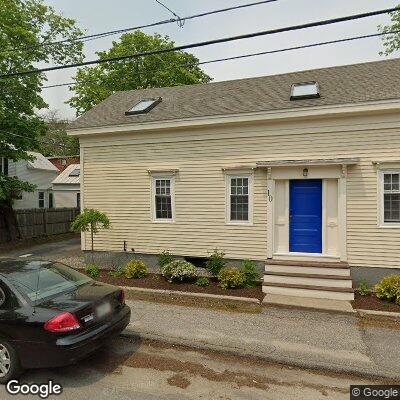 Thumbnail image of the front of a dentist office practice with the name Casco Bay Dental which is located in Brunswick, ME