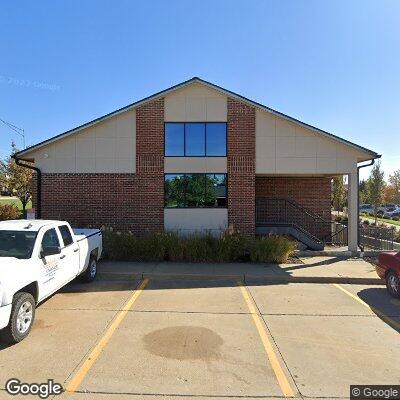 Thumbnail image of the front of a dentist office practice with the name Columbia Oral Surgery & Dental Implants which is located in Columbia, MO