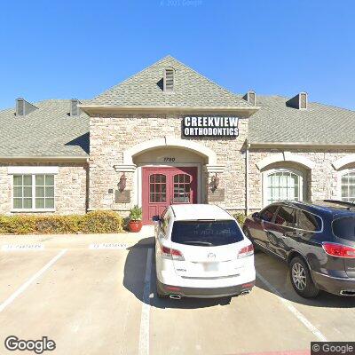 Thumbnail image of the front of a dentist office practice with the name Creekview Orthodontics which is located in Allen, TX