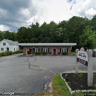 Thumbnail image of the front of a dentist office practice with the name Cumberland Dental Arts which is located in Cumberland, ME