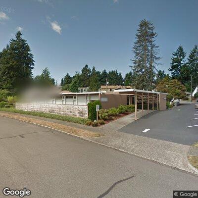 Thumbnail image of the front of a dentist office practice with the name Floss & Fido which is located in Fircrest, WA