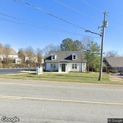 Thumbnail image of the front of a dentist office practice with the name Frazier Orthodontics which is located in Simpsonville, SC