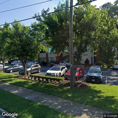 Thumbnail image of the front of a dentist office practice with the name Hatcher & Frey Orthodontics which is located in Chesapeake, VA