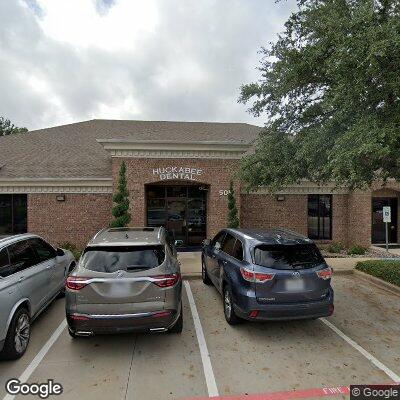 Thumbnail image of the front of a dentist office practice with the name Huckabee Dental which is located in Southlake, TX