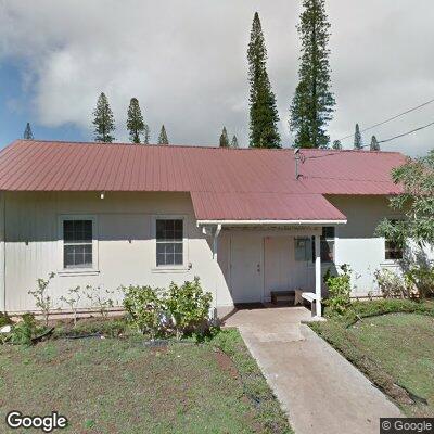 Thumbnail image of the front of a dentist office practice with the name Lanai Community Health Center which is located in Lanai City, HI