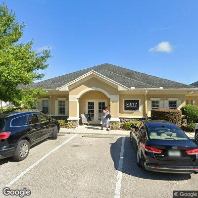 Thumbnail image of the front of a dentist office practice with the name Metz Orthodontics which is located in Land O' Lakes, FL