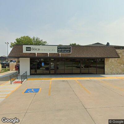 Thumbnail image of the front of a dentist office practice with the name MiBoca Dentistry which is located in Omaha, NE