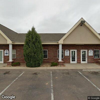 Thumbnail image of the front of a dentist office practice with the name Mountain View Family Dental which is located in Brighton, CO