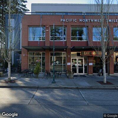 Thumbnail image of the front of a dentist office practice with the name Pacific Northwest Smiles which is located in Mill Creek, WA