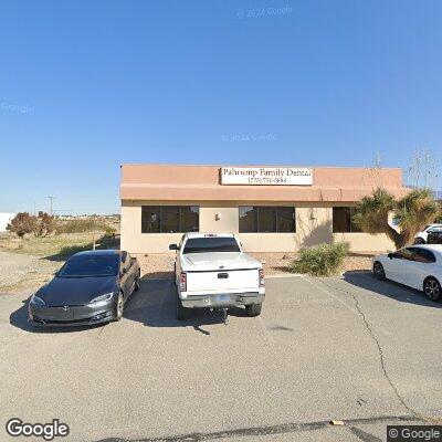 Thumbnail image of the front of a dentist office practice with the name Pahrump Family Dental which is located in Pahrump, NV