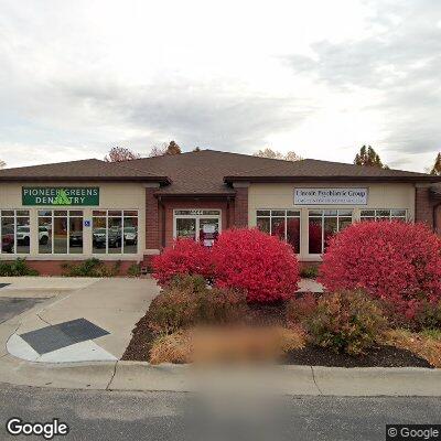 Thumbnail image of the front of a dentist office practice with the name Pioneer Greens Dentistry which is located in Lincoln, NE