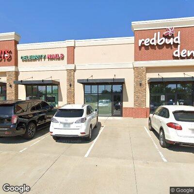 Thumbnail image of the front of a dentist office practice with the name Redbud Dental which is located in Edmond, OK