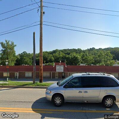 Thumbnail image of the front of a dentist office practice with the name Riverbend Dentistry which is located in Jefferson City, MO