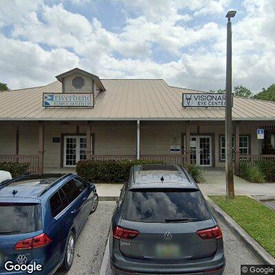 Thumbnail image of the front of a dentist office practice with the name Riverbend Family Dentistry which is located in Jupiter, FL