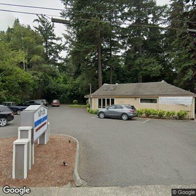 Thumbnail image of the front of a dentist office practice with the name South Coast Family Dentistry which is located in Coos Bay, OR