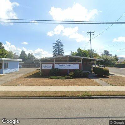 Thumbnail image of the front of a dentist office practice with the name The Smile Studio which is located in Tillamook, MI