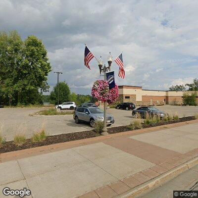 Thumbnail image of the front of a dentist office practice with the name Trimble Dental which is located in Menomonie, WI