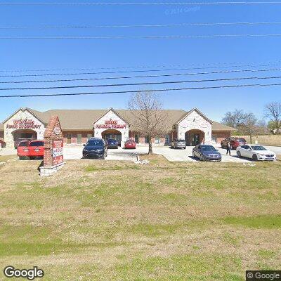 Thumbnail image of the front of a dentist office practice with the name Walls Family Dentistry which is located in Coweta, OK