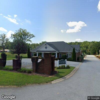 Thumbnail image of the front of a dentist office practice with the name Waters Orthodontics which is located in Easley, SC