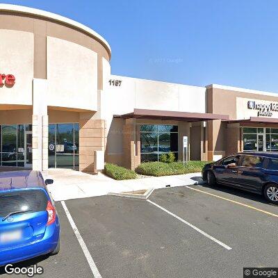 Thumbnail image of the front of a dentist office practice with the name Wellness Dental & Implant Centers which is located in Mesa, AZ