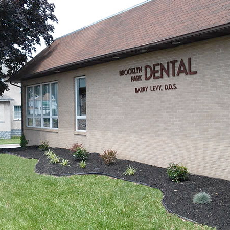 Thumbnail image of the front of a dentist office practice with the name Brooklyn Park Dental which is located in Brooklyn, MD