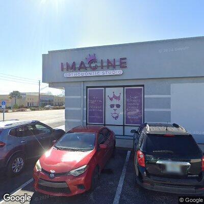 Thumbnail image of the front of a dentist office practice with the name Imagine Orthodontic Studio which is located in Lakeland, FL