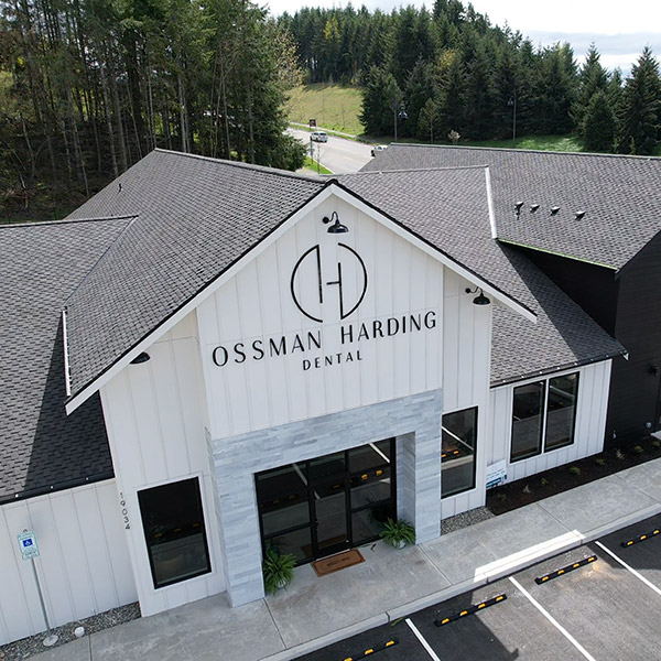 Thumbnail image of the front of a dentist office practice with the name Ossman Harding Dental - Tehaleh which is located in Bonney Lake, WA